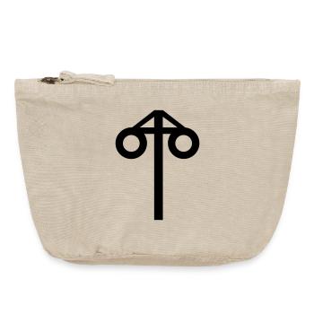 Midsummer magical tree - Vintage Zip Pouch 18 x 21 cm - vintage sand  - Front