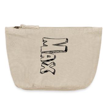 Max - Vintage Reißverschluss-Täschchen (18 x 21 cm) - Vintage Sand  - Vorne