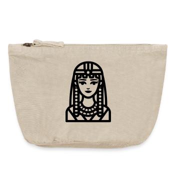 pharaon - Pochette zippée vintage 18 x 21 cm - sable vintage  - Devant