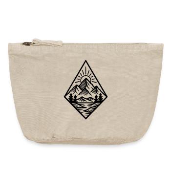 Natur - Vintage Reißverschluss-Täschchen (18 x 21 cm) - Vintage Sand  - Vorne