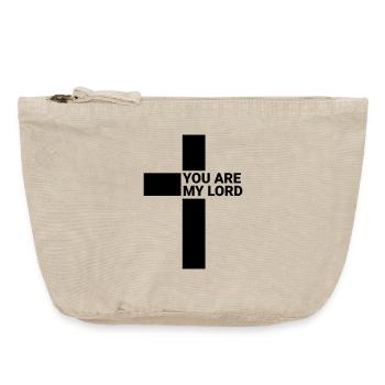 YOU ARE MY LORD - Vintage Zip Pouch 18 x 21 cm - vintage sand  - Front