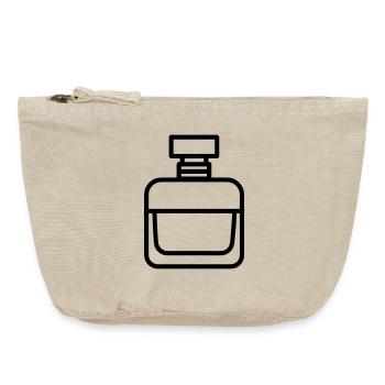 flacon de parfum - Pochette zippée vintage 18 x 21 cm - sable vintage  - Devant