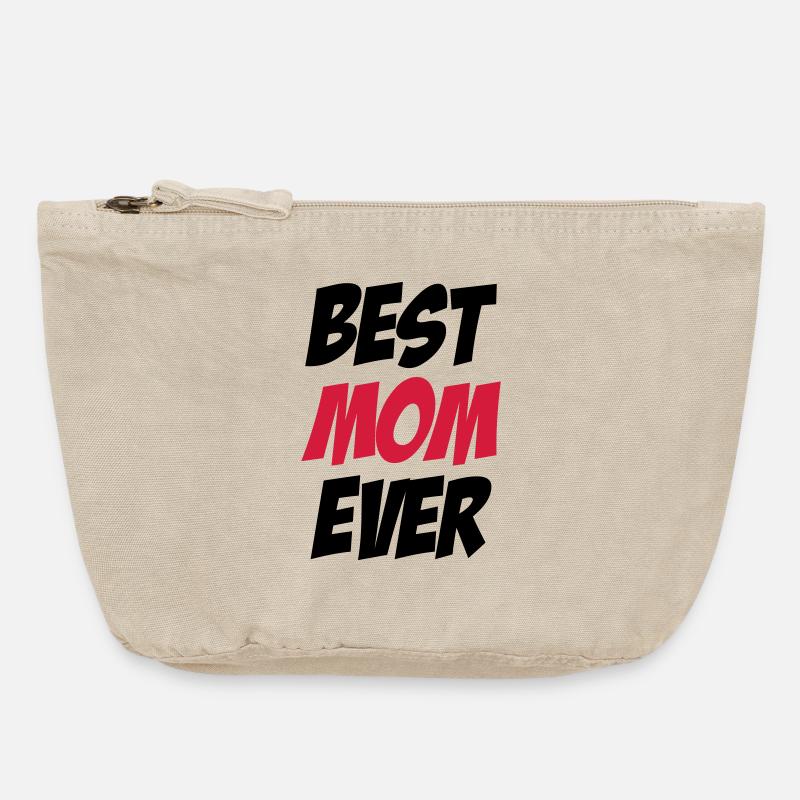 Best Mom Ever - Vintage Reißverschluss-Täschchen (18 x 21 cm) - Vintage Sand 