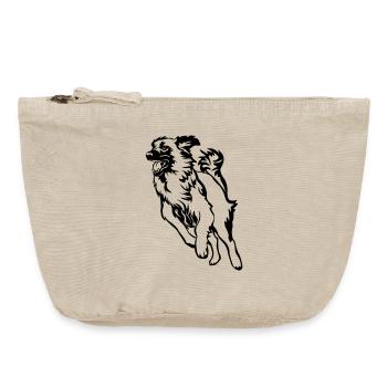 Leonberger - Vintage Zip Pouch 18 x 21 cm - vintage sand  - Front