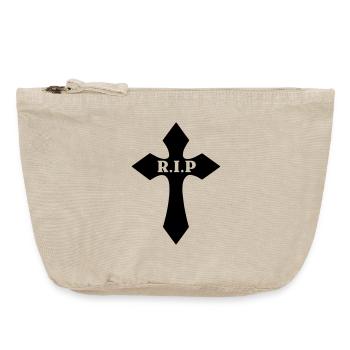 Cross RIP-Verlust sehr geehrte Damen und Herren - Vintage Reißverschluss-Täschchen (18 x 21 cm) - Vintage Sand  - Vorne