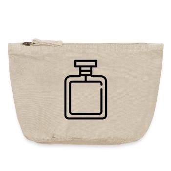 flacon de parfum - Pochette zippée vintage 18 x 21 cm - sable vintage  - Devant