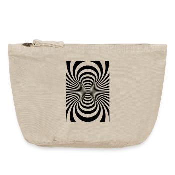 Cool Art,Art,Art,Design,Cercles, - Pochette zippée vintage 18 x 21 cm - sable vintage  - Devant