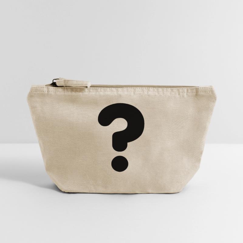 Point d’interrogation de l’image # Pochette zippée vintage 18 x 21 cm