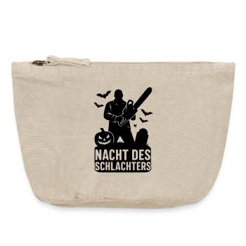 Halloween Nacht des Schlachters - Vintage Reißverschluss-Täschchen (18 x 21 cm) - Vintage Sand  - Vorne
