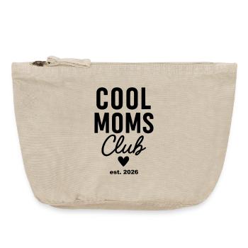 Cool Moms Club 2026 – Für werdende/ neue Mamas - Vintage Reißverschluss-Täschchen (18 x 21 cm) - Vintage Sand  - Vorne