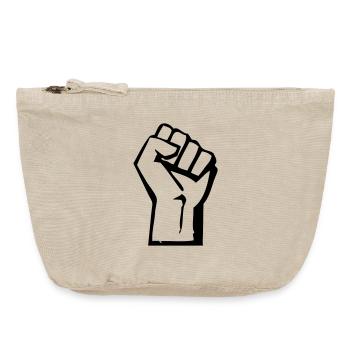 Faust - Proletariat - Arbeiter - Vintage Reißverschluss-Täschchen (18 x 21 cm) - Vintage Sand  - Vorne