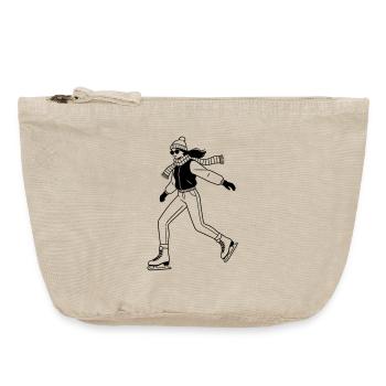skate - Vintage Zip Pouch 18 x 21 cm - vintage sand  - Front