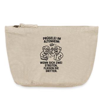 Third Fly Brawl Brawl Quarrel - Vintage Zip Pouch 18 x 21 cm - vintage sand  - Front