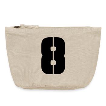 8 - Vintage Zip Pouch 18 x 21 cm - vintage sand  - Front