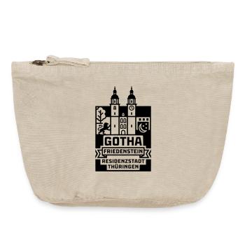 Gotha Friedenstein Residenzstadt Thüringen - Vintage Reißverschluss-Täschchen (18 x 21 cm) - Vintage Sand  - Vorne