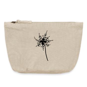 HERZGLÜCK Pusti - Das Original by heavenlygoods - Vintage Reißverschluss-Täschchen (18 x 21 cm) - Vintage Sand  - Vorne