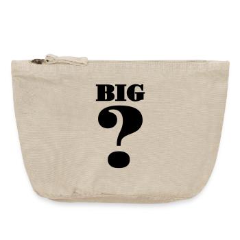 Big question mark - Vintage Zip Pouch 18 x 21 cm - vintage sand  - Front