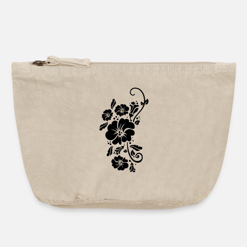 floral flower blumen sommer - Vintage Reißverschluss-Täschchen (18 x 21 cm) - Vintage Sand 