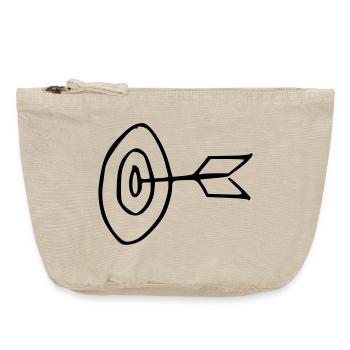 Target - Vintage Zip Pouch 18 x 21 cm - vintage sand  - Front