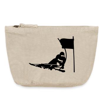 Ski - Vintage Zip Pouch 18 x 21 cm - vintage sand  - Front