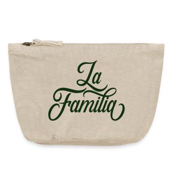 La Famille : Scénario d’amour familial élégant - Pochette zippée vintage 18 x 21 cm - sable vintage  - Devant