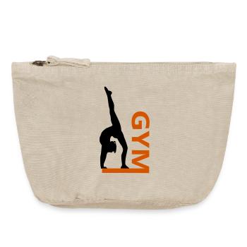 Gymnastik - Vintage Reißverschluss-Täschchen (18 x 21 cm) - Vintage Sand  - Vorne