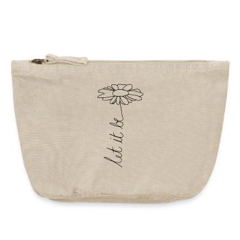 let it be. - Vintage Zip Pouch 18 x 21 cm - vintage sand  - Front