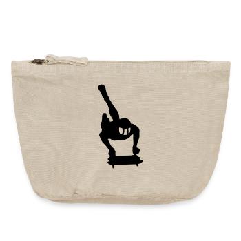 skeleton - Vintage Zip Pouch 18 x 21 cm - vintage sand  - Front