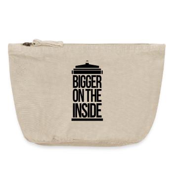 Bigger on the inside - Vintage Zip Pouch 18 x 21 cm - vintage sand  - Front