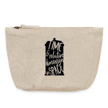Time and Relative Dimension in Space - Vintage Zip Pouch 18 x 21 cm - vintage sand  - Front