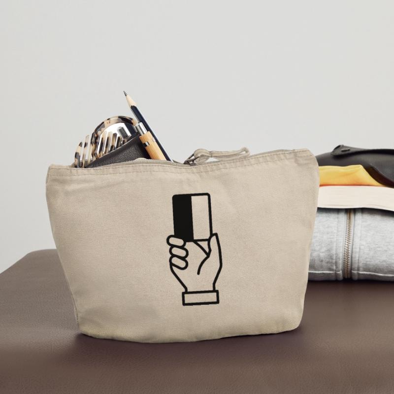 Referee Card Sending-Off Vector Vintage Zip Pouch 18 x 21 cm