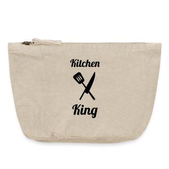 Kitchen King: The King of the Pro Stove - Vintage Zip Pouch 18 x 21 cm - vintage sand  - Front