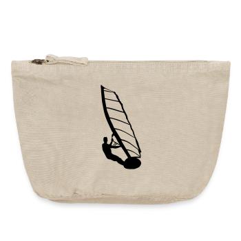 Windsurfer - Vintage Zip Pouch 18 x 21 cm - vintage sand  - Front