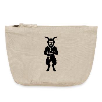 Satyr - Vintage Reißverschluss-Täschchen (18 x 21 cm) - Vintage Sand  - Vorne