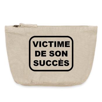 Victime de son succès - Pochette zippée vintage 18 x 21 cm - sable vintage  - Devant