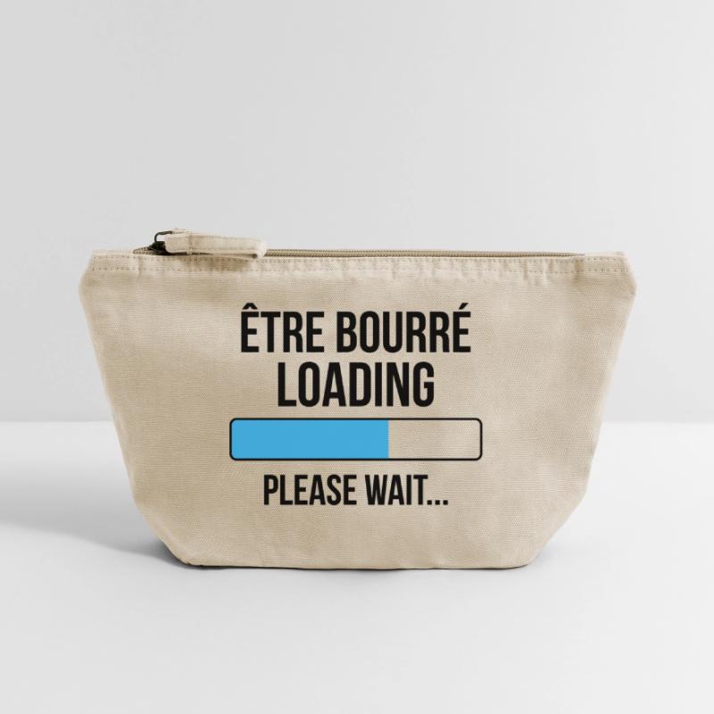 être bourré loading... please wait Pochette zippée vintage 18 x 21 cm