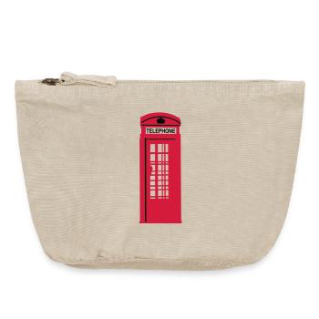 phone_box_1 - Pochette zippée vintage 18 x 21 cm - sable vintage  - Devant