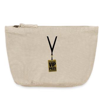 VIP-Pass - Vintage Reißverschluss-Täschchen (18 x 21 cm) - Vintage Sand  - Vorne