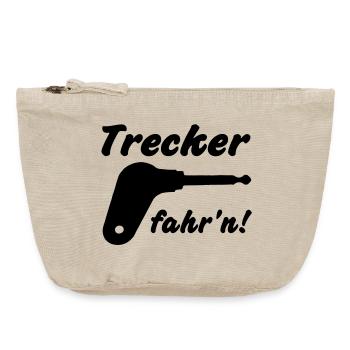 Trecker fahr'n! - Vintage Reißverschluss-Täschchen (18 x 21 cm) - Vintage Sand  - Vorne