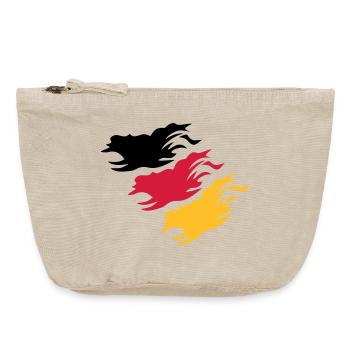 Design Germany - Vintage Zip Pouch 18 x 21 cm - vintage sand  - Front