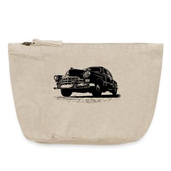 GAZ 12 ZIM - Vintage Reißverschluss-Täschchen (18 x 21 cm) - Vintage Sand  - Vorne