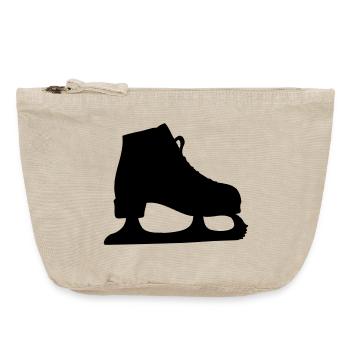 Figure skating Figure skating - Vintage Zip Pouch 18 x 21 cm - vintage sand  - Front