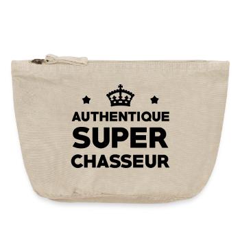 Authentischer Super Hunter - Vintage Reißverschluss-Täschchen (18 x 21 cm) - Vintage Sand  - Vorne