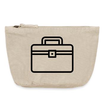 boîte à outils - Pochette zippée vintage 18 x 21 cm - sable vintage  - Devant