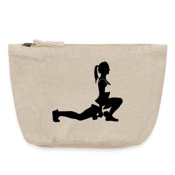 fitness - Vintage Zip Pouch 18 x 21 cm - vintage sand  - Front