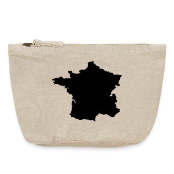 France Country - Vintage Zip Pouch 18 x 21 cm - vintage sand  - Front