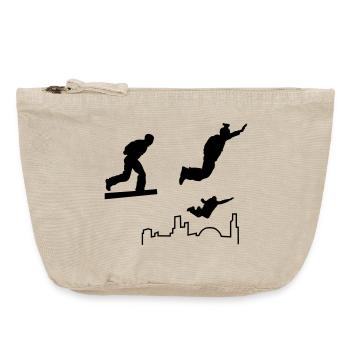 Saut de base - Pochette zippée vintage 18 x 21 cm - sable vintage  - Devant