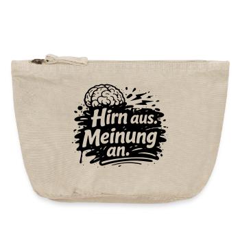 Brain from opinion on - Vintage Zip Pouch 18 x 21 cm - vintage sand  - Front