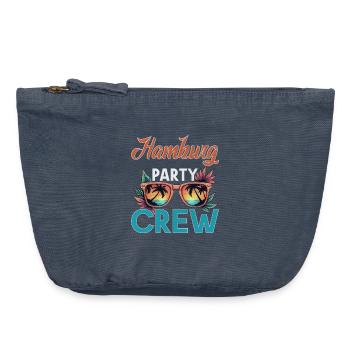 Hamburg Crew - Vintage Reißverschluss-Täschchen (18 x 21 cm) - Vintage Denim - Vorne