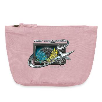 High Frequency Berlin 26 Retro Tech - Vintage Reißverschluss-Täschchen (18 x 21 cm) - Vintage Rosa - Vorne